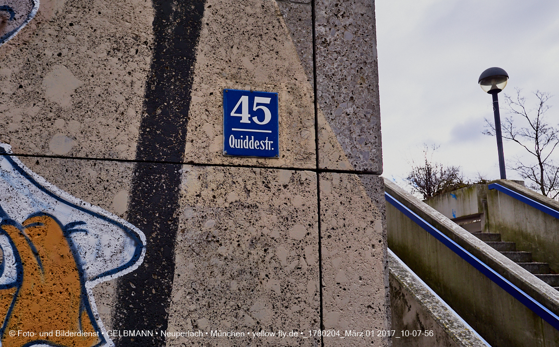 01.03.2017 - die Abrissbaustelle Quiddezentrum in Neuperlach
